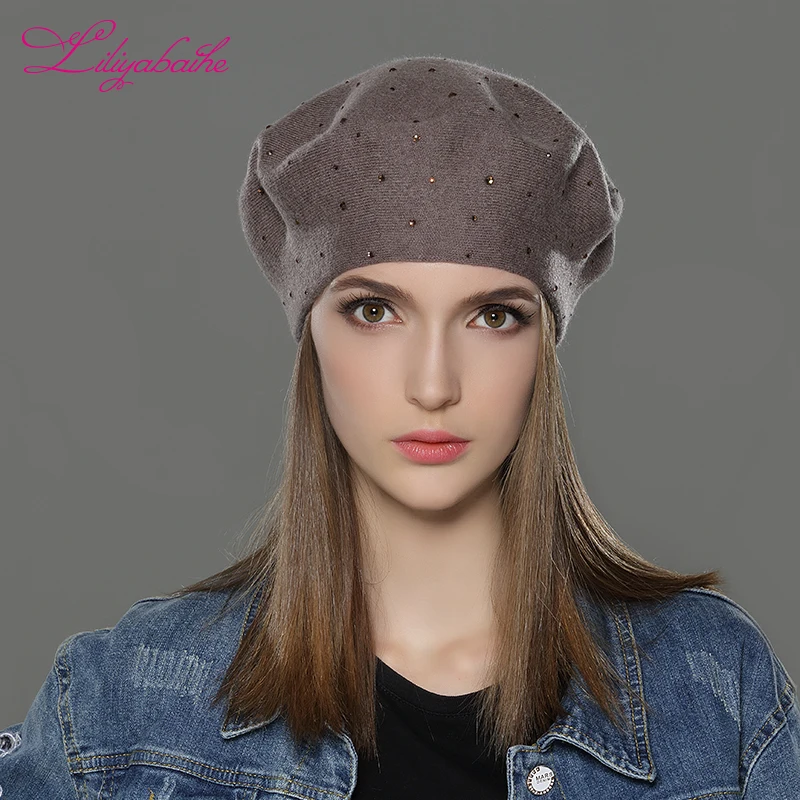 LILIYABAIHE new style Women Winter Hats wool Knitted Berets Cap the most popular decoration Thick Warm Hats for Women
LILIYABAIHE new style Women Winter Hats wool Knitted Berets Cap the most popular decoration Thick Warm Hats for Women