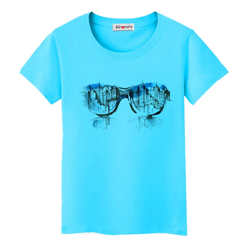BGtomato Glasses printing summer cool tshirt new arrival original brand t-shirt women short sleeve casual top tees
BGtomato Glasses printing summer cool tshirt new arrival original brand t-shirt women short sleeve casual top tees