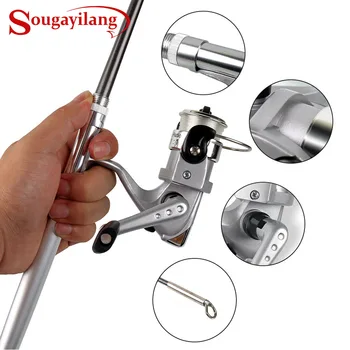 Sougayilang Mini Telescopic Ice Fishing Rod With Fishing Reel Portable Pocket Aluminum Alloy Pen Rod Pole Fishing Rod Reel Set
Sougayilang Mini Telescopic Ice Fishing Rod With Fishing Reel Portable Pocket Aluminum Alloy Pen Rod Pole Fishing Rod Reel Set