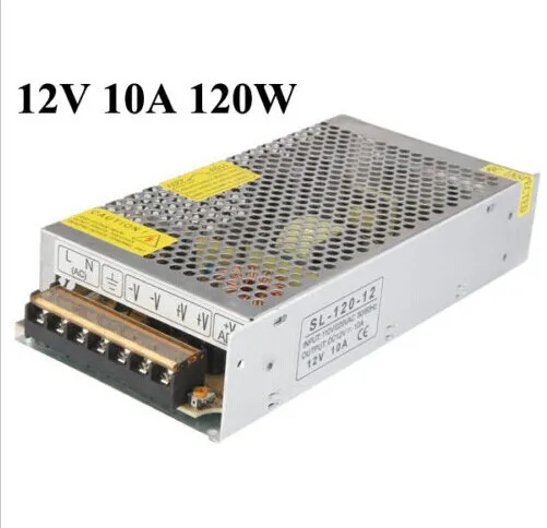 12V 10A 120W Switching Power Supply Charger Adapter for 5050 3528 LED RGB Strip light warranty 2 years -- free shipping
12V 10A 120W Switching Power Supply Charger Adapter for 5050 3528 LED RGB Strip light warranty 2 years -- free shipping