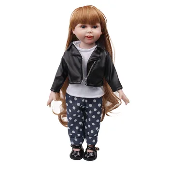 A cardigan leather jacket 18 " doll clothes 43CM rebirth doll accessories free delivery children's birthday giftc739
A cardigan leather jacket 18 " doll clothes 43CM rebirth doll accessories free delivery children's birthday giftc739