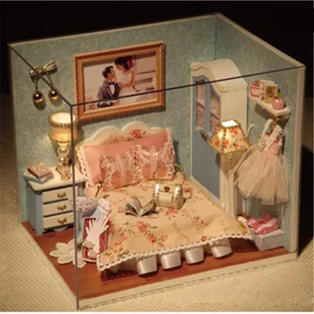 DIY Doll House Furniture happy Moment Dust Cover 3D Wooden Miniature Dollhouse Home model Toys for Children adult Birthday gifts
DIY Doll House Furniture happy Moment Dust Cover 3D Wooden Miniature Dollhouse Home model Toys for Children adult Birthday gifts