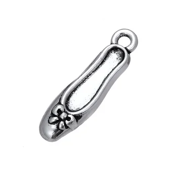 RAINXTAR Alloy Antique Silver Color Ballerina Shoe Ballet Slipper Charms For Ballet Kids Gift Charms 50pcs 6*22mm AAC1058
RAINXTAR Alloy Antique Silver Color Ballerina Shoe Ballet Slipper Charms For Ballet Kids Gift Charms 50pcs 6*22mm AAC1058