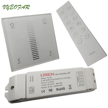New LED Dimmer Controller EX1 Touch Panel High Voltage 2.4G RF and DMX512 AC 100-240V Input F1 Remote F4-5A CV Receiver
New LED Dimmer Controller EX1 Touch Panel High Voltage 2.4G RF and DMX512 AC 100-240V Input F1 Remote F4-5A CV Receiver