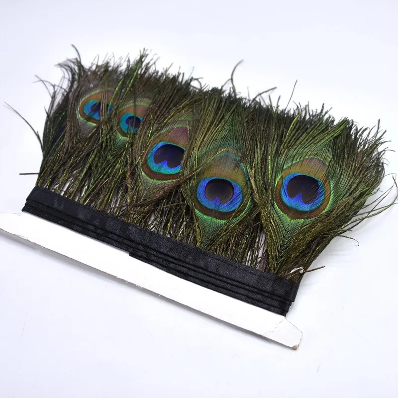1Meters/lot Peacock eye Feather Trimmed Party Decoratives 10-12cm natural feathers for ribbon DIY Sewing costumes wedding plumes
1Meters/lot Peacock eye Feather Trimmed Party Decoratives 10-12cm natural feathers for ribbon DIY Sewing costumes wedding plumes