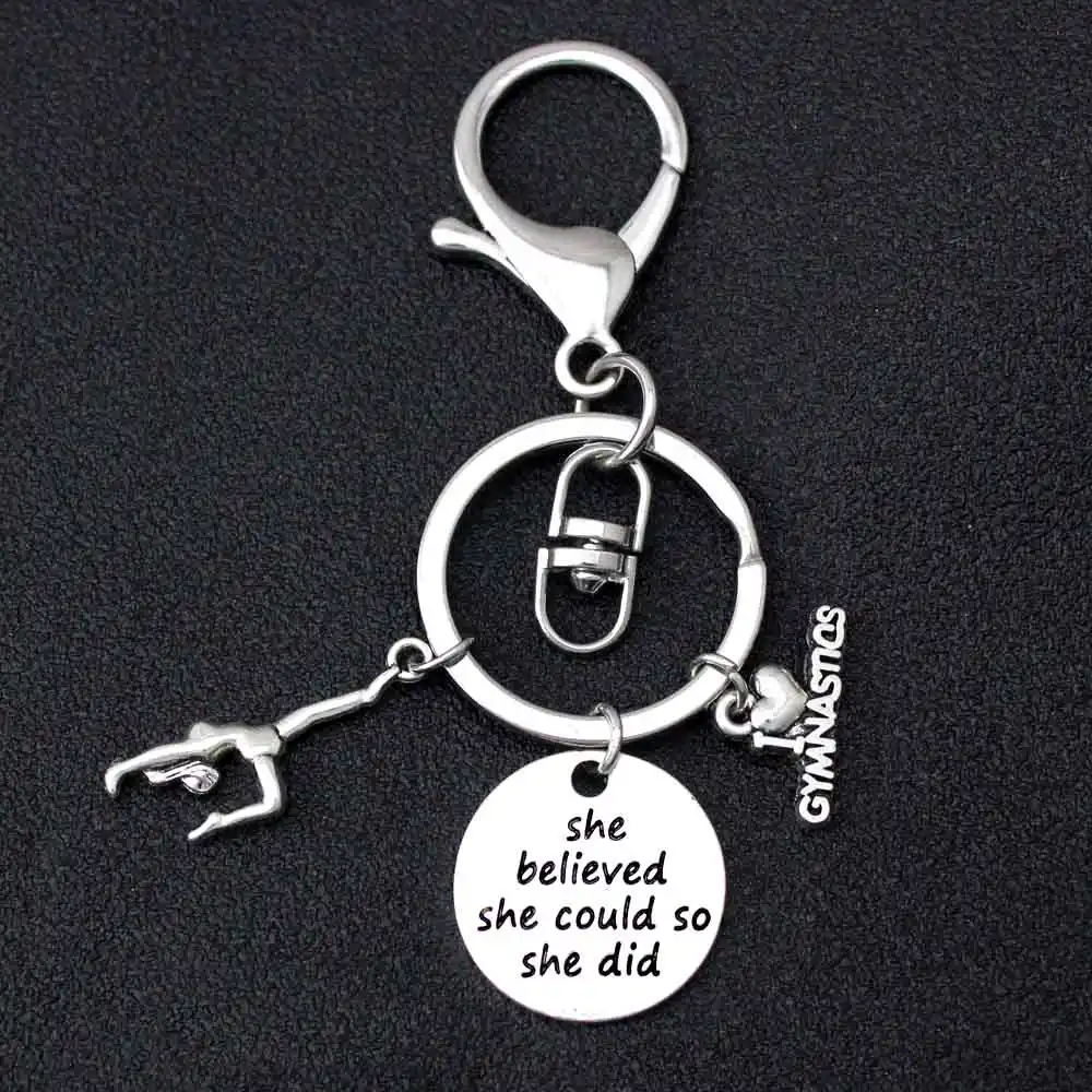 gymnastics keychains