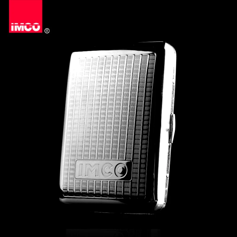 IMCO cigarette box copper Chrome plating Austrian automatic cigarette case 20 packs 16 packs good gift for men and women
IMCO cigarette box copper Chrome plating Austrian automatic cigarette case 20 packs 16 packs good gift for men and women
