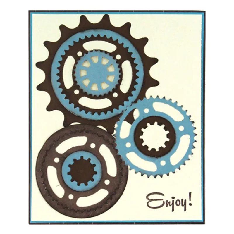 DiyArts 4 Pcs/lot Metal Cutting Dies Scrapbooking For Card Making DIY Embossing Cuts New Craft Round Circle Gear Pattern
DiyArts 4 Pcs/lot Metal Cutting Dies Scrapbooking For Card Making DIY Embossing Cuts New Craft Round Circle Gear Pattern