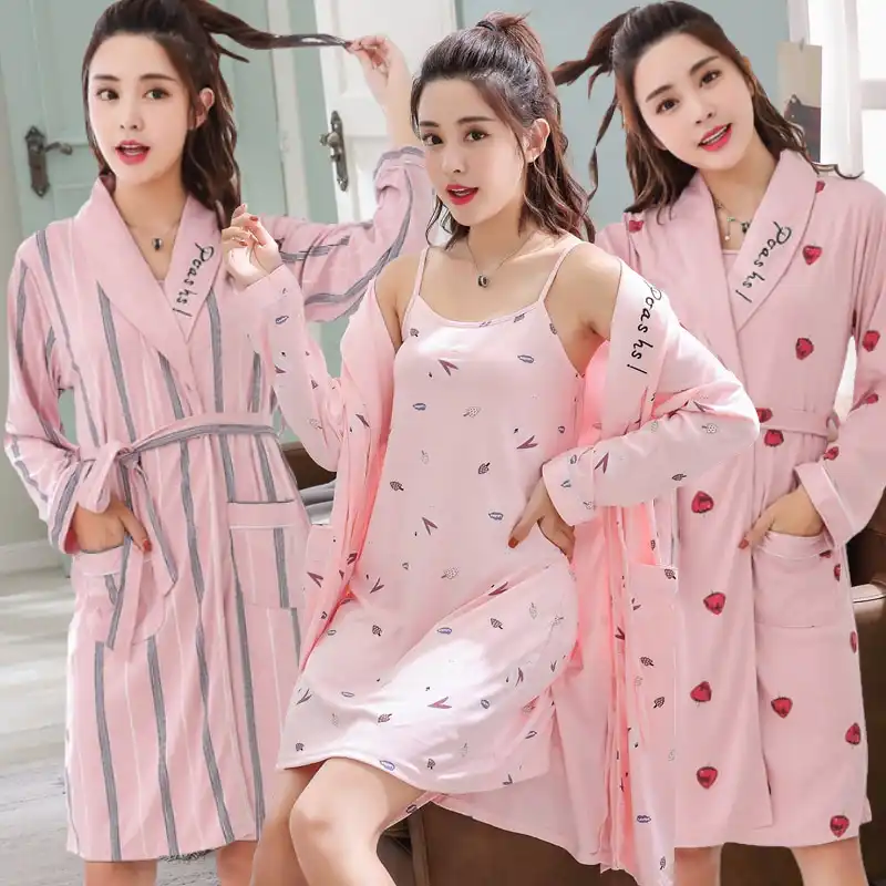 womens nightgown and robe