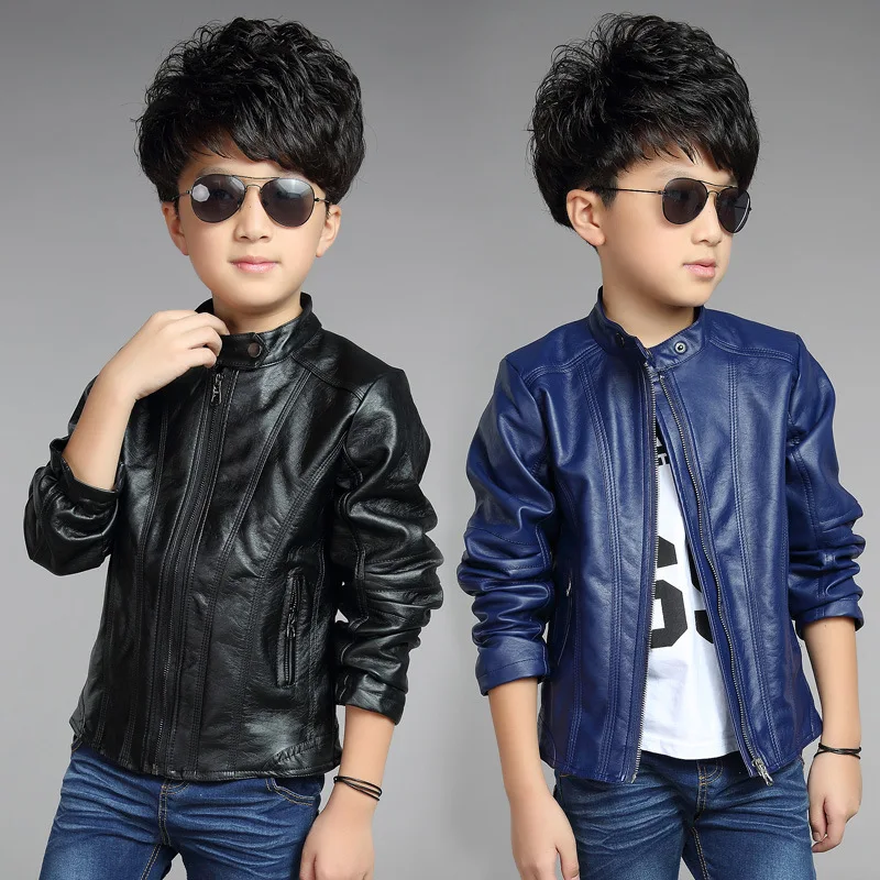 2018 Children Outerwear Spring & Autumn New baby Boys PU Coats Faux Leather jacket children clothing top suit 100-160
2018 Children Outerwear Spring & Autumn New baby Boys PU Coats Faux Leather jacket children clothing top suit 100-160