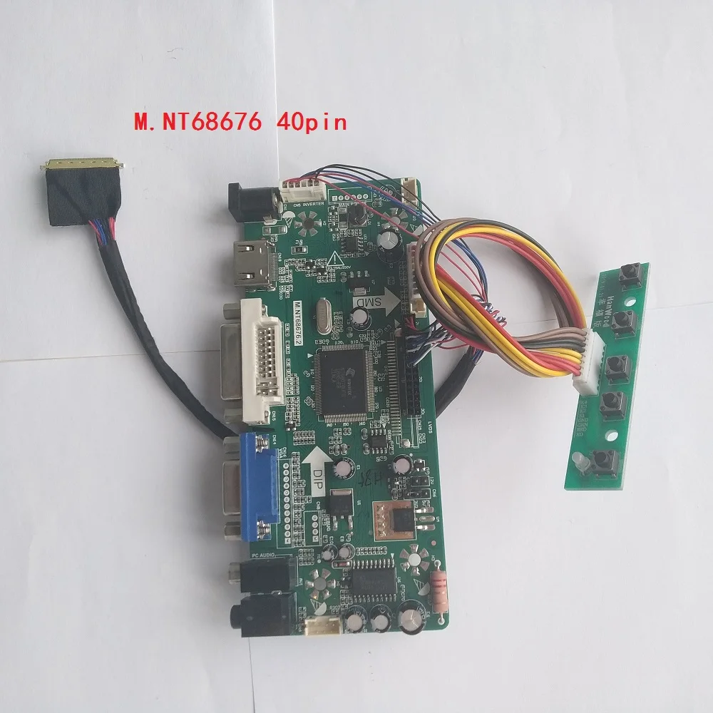 Kit For LTN140AT16 Panel monitor 40pin LVDS HDMI DVI Controller board 14" M.NT68676 1366X768 LED LCD VGA Screen
Kit For LTN140AT16 Panel monitor 40pin LVDS HDMI DVI Controller board 14" M.NT68676 1366X768 LED LCD VGA Screen