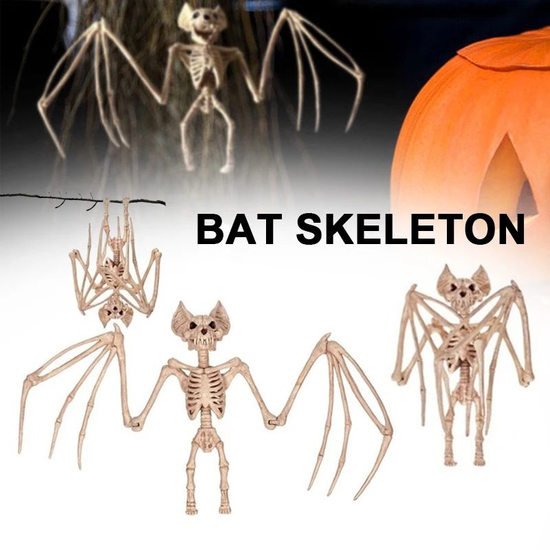 New Bat Skeleton Skull Animal Skeleton Model Bat Bones Creepy Halloween Party Decoration Fun Bone Skeleton Hot Sale
New Bat Skeleton Skull Animal Skeleton Model Bat Bones Creepy Halloween Party Decoration Fun Bone Skeleton Hot Sale