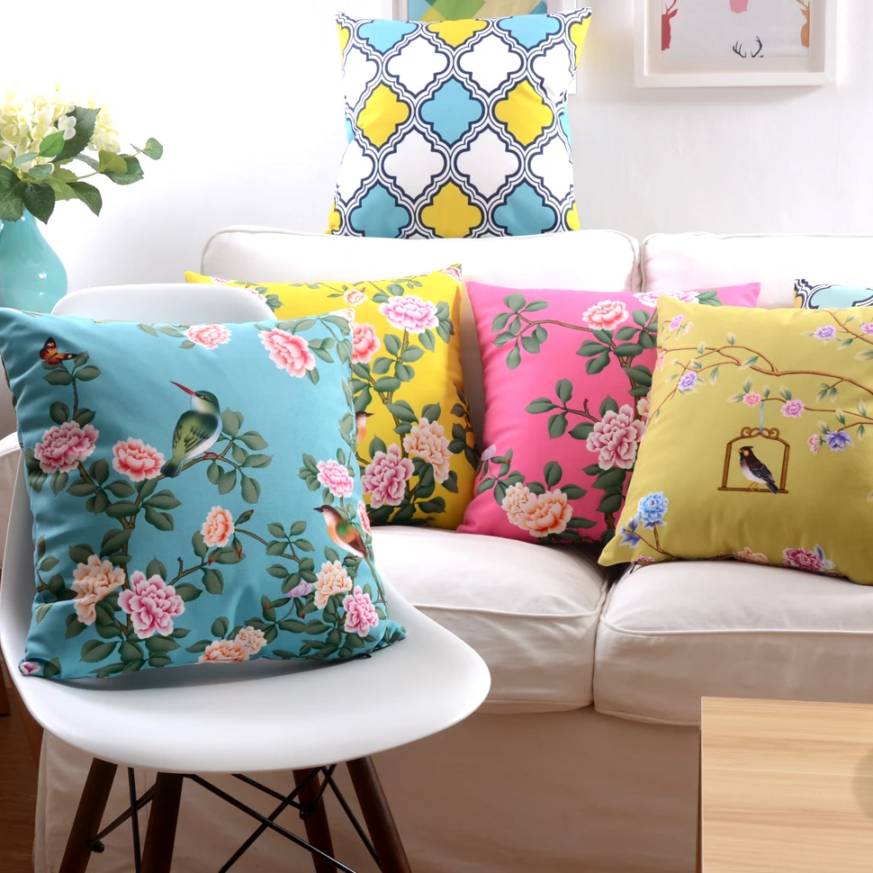 Euro Bird Flower Geometric Cushion Cover Velvet Floral Decorative Throw Pillow Case Soft Colorful Decor Blue Yellow Two Sides 18
Euro Bird Flower Geometric Cushion Cover Velvet Floral Decorative Throw Pillow Case Soft Colorful Decor Blue Yellow Two Sides 18