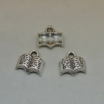 100pcs book stationery antique silver alloy Pendant charm Handmade earring bracelet necklace Jewelry DIY Components 12*11mm
100pcs book stationery antique silver alloy Pendant charm Handmade earring bracelet necklace Jewelry DIY Components 12*11mm
