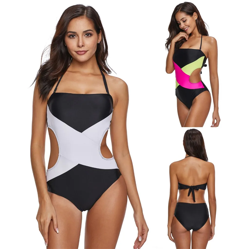 swimsuit 2019 Plus Size Women One-Piece Strappy Color Block Swimwear Beachwear swimming suit for women may female beach trikini
swimsuit 2019 Plus Size Women One-Piece Strappy Color Block Swimwear Beachwear swimming suit for women may female beach trikini