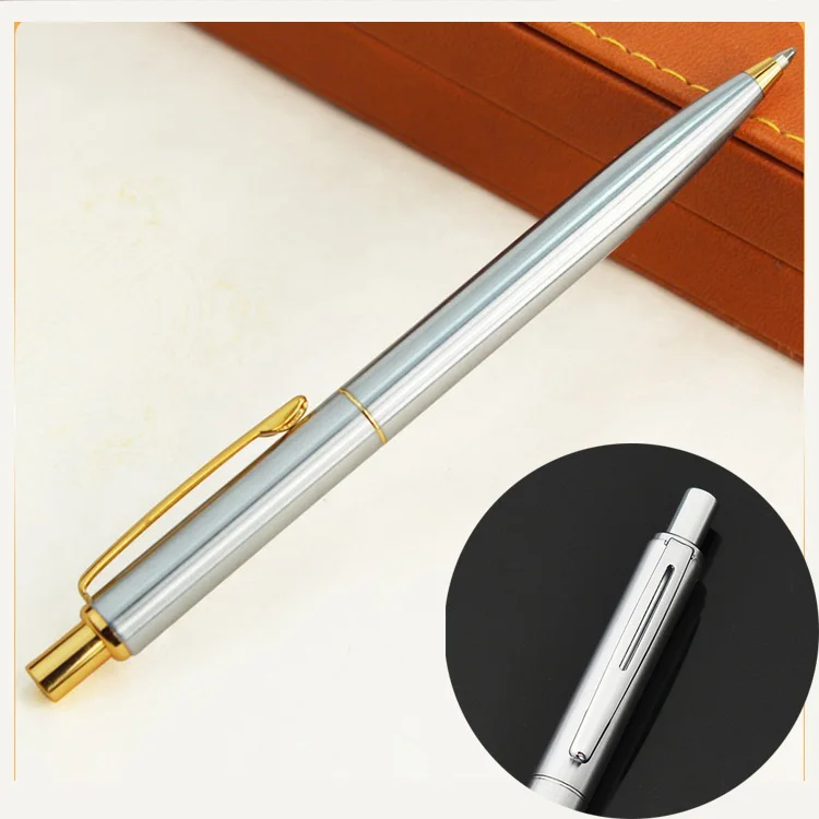 Black/Silver/Gold Metal Ballpoint Pen High Quality Ballpens Black Ink 0.5mm For Business Writing Student Office School Supplies
Black/Silver/Gold Metal Ballpoint Pen High Quality Ballpens Black Ink 0.5mm For Business Writing Student Office School Supplies