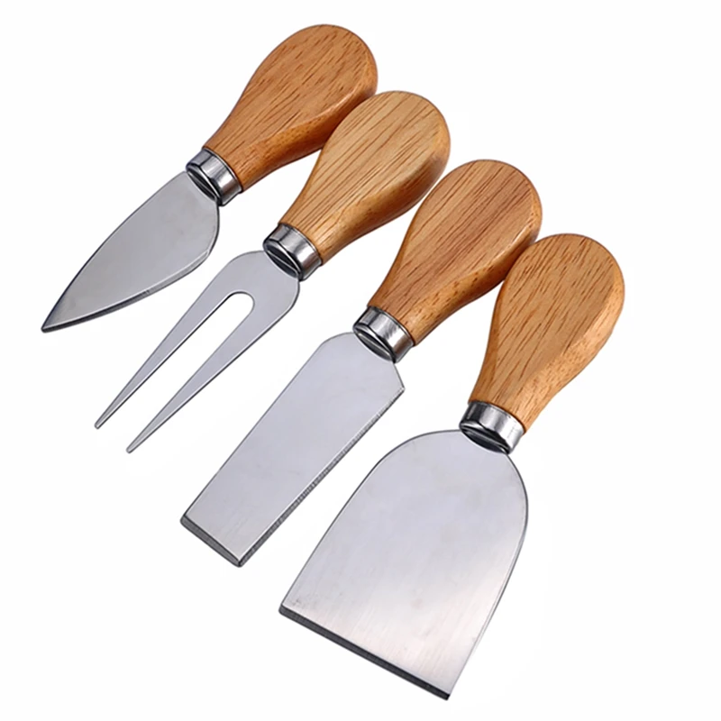 Urijk 4pcs/set Stainless Steel Cheese Knife Bamboo Wood Handle Cheese Slicer Kitchen Cooking Tools Cheedse Cutter
Urijk 4pcs/set Stainless Steel Cheese Knife Bamboo Wood Handle Cheese Slicer Kitchen Cooking Tools Cheedse Cutter
