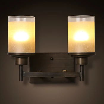 American village Wall Lamps industrial corridor aisle wall retro style bedroom bedside lamp candle lamp head LU826471
American village Wall Lamps industrial corridor aisle wall retro style bedroom bedside lamp candle lamp head LU826471