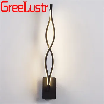 Nordic White Black 16W Led Wall Lamp Wave Design Wall Sconces Indoor Stair Light Fixture Corridor Hallway Loft Lampada Aluminum
Nordic White Black 16W Led Wall Lamp Wave Design Wall Sconces Indoor Stair Light Fixture Corridor Hallway Loft Lampada Aluminum