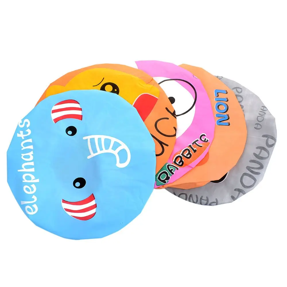 thirstyAA Plastic Waterproof Shower Caps Eco-Friendly Cartoon Lovely Elastic Band Hat Bath Cap Bathroom Women Bathing Cap
thirstyAA Plastic Waterproof Shower Caps Eco-Friendly Cartoon Lovely Elastic Band Hat Bath Cap Bathroom Women Bathing Cap