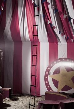 Circus Tent Shield Photography Backdrops Photo Background XT-6652