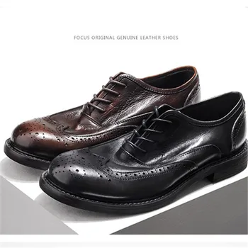 New handmade genuine leather big toe England fashion Oxford Shoes gentry men carved leather Shoes
New handmade genuine leather big toe England fashion Oxford Shoes gentry men carved leather Shoes