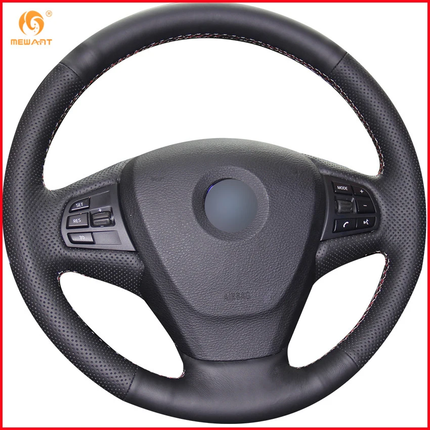 MEWANT Black Artificial Leather Car Steering Wheel Cover for BMW F25 X3 2011-2017 F15 X5 2014 Interior Accessories Parts
MEWANT Black Artificial Leather Car Steering Wheel Cover for BMW F25 X3 2011-2017 F15 X5 2014 Interior Accessories Parts