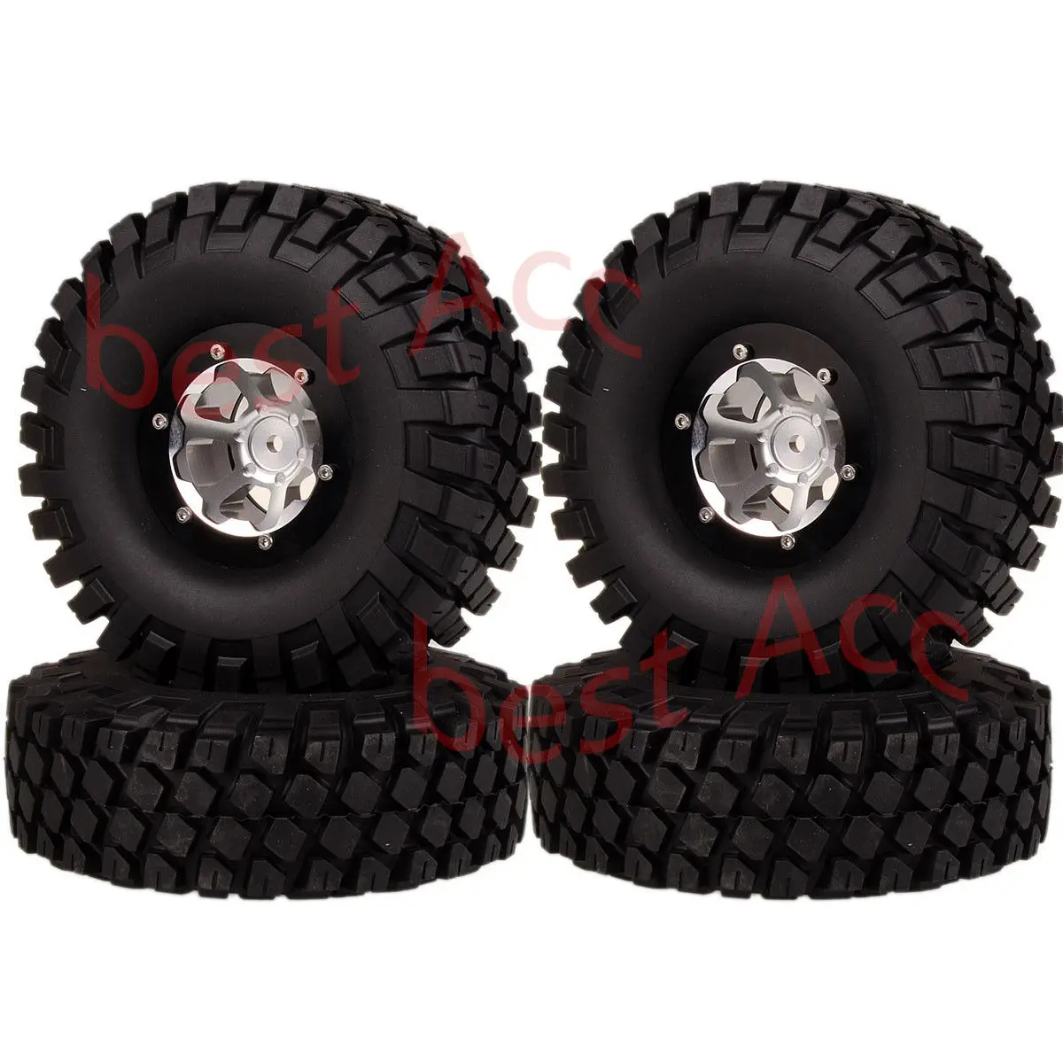 Wheel/Rim & 112MM Tyre For RC 1/10 Rock Crawler TRAXXAS Axial Tamiy 1061-7038 4P 1:10 
Wheel/Rim & 112MM Tyre For RC 1/10 Rock Crawler TRAXXAS Axial Tamiy 1061-7038 4P 1:10