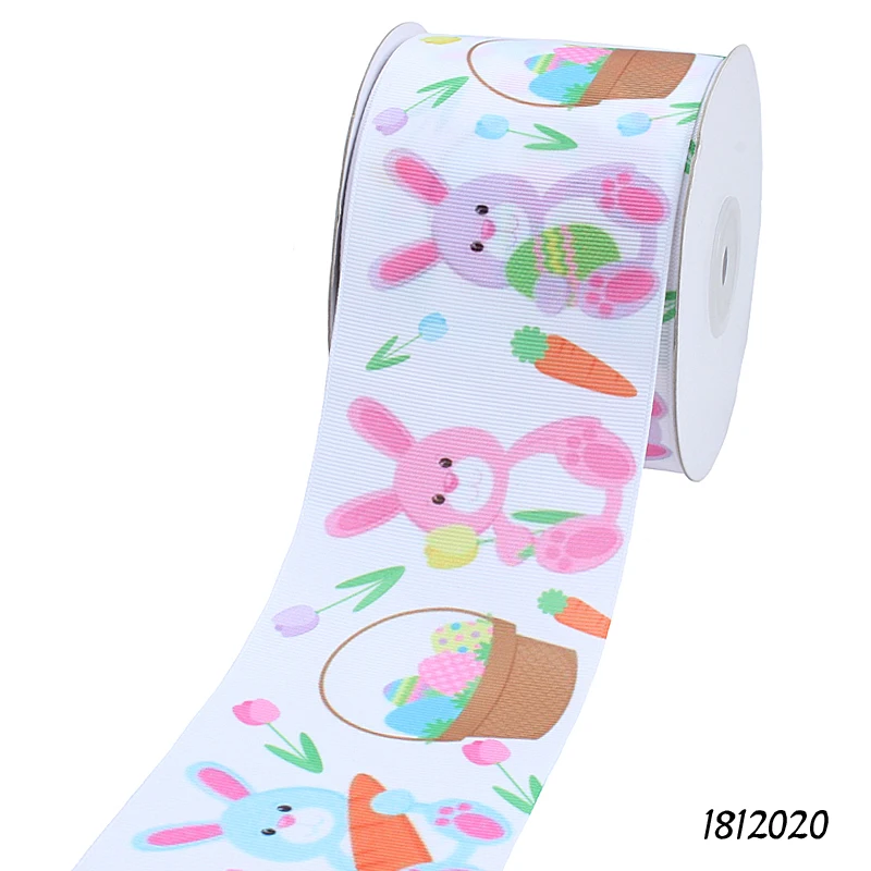 FLRA Ribbon (50 yards/lot) Free shipping Easter Day theme 1-1/2" cartoon character printed grosgrain ribbons
FLRA Ribbon (50 yards/lot) Free shipping Easter Day theme 1-1/2" cartoon character printed grosgrain ribbons