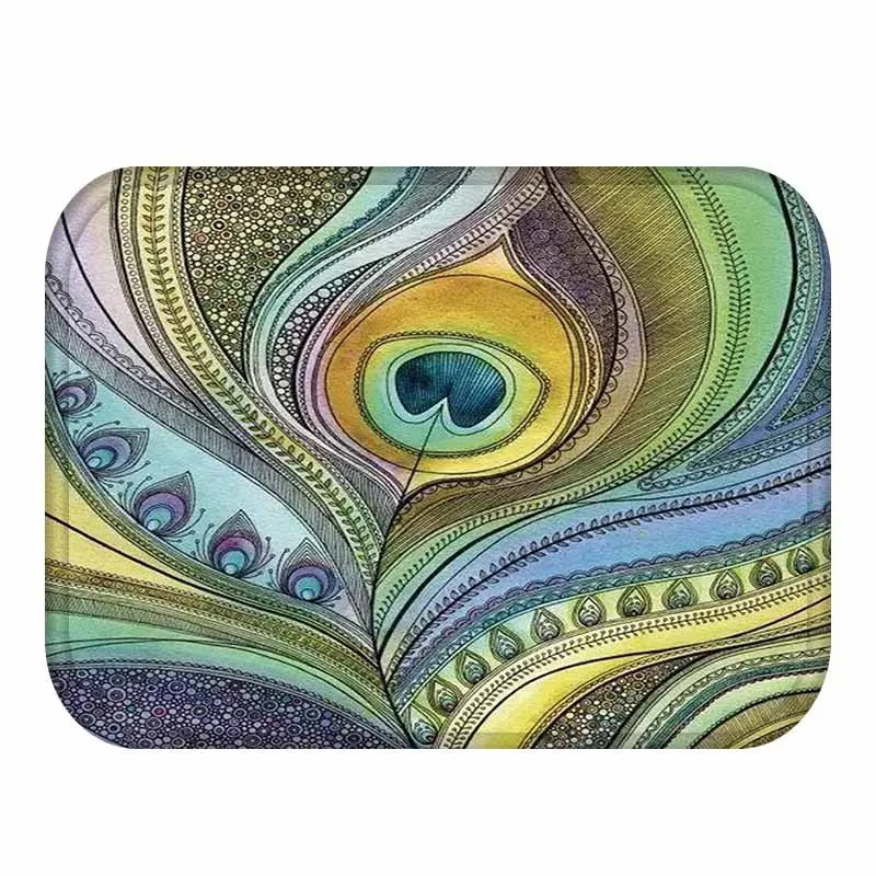 New Peacock Print Bath Door Kitchen Rug Front Floor Mats For Living Room House Decor Carpets 40x60cm Soft Flannel Tapete Rugtas
New Peacock Print Bath Door Kitchen Rug Front Floor Mats For Living Room House Decor Carpets 40x60cm Soft Flannel Tapete Rugtas