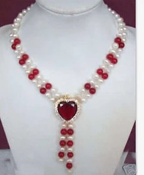 $wholesale_jewelry_wig$ free shipping charming ! 2Rows White Pearl & Red Ruby Heart Necklace See original listing
$wholesale_jewelry_wig$ free shipping charming ! 2Rows White Pearl & Red Ruby Heart Necklace See original listing