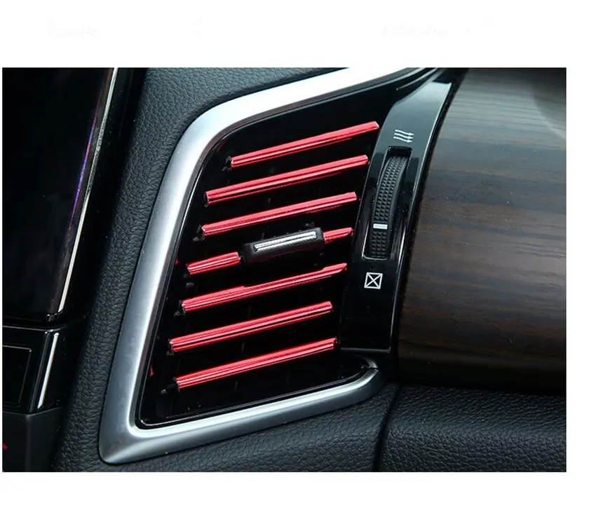 10pcs Car styling Car air outlet trim strip for Toyota Corolla Avensis Rav4 Yaris Auris Camry Prius Hilux for ACURA mdx rdx tl
10pcs Car styling Car air outlet trim strip for Toyota Corolla Avensis Rav4 Yaris Auris Camry Prius Hilux for ACURA mdx rdx tl