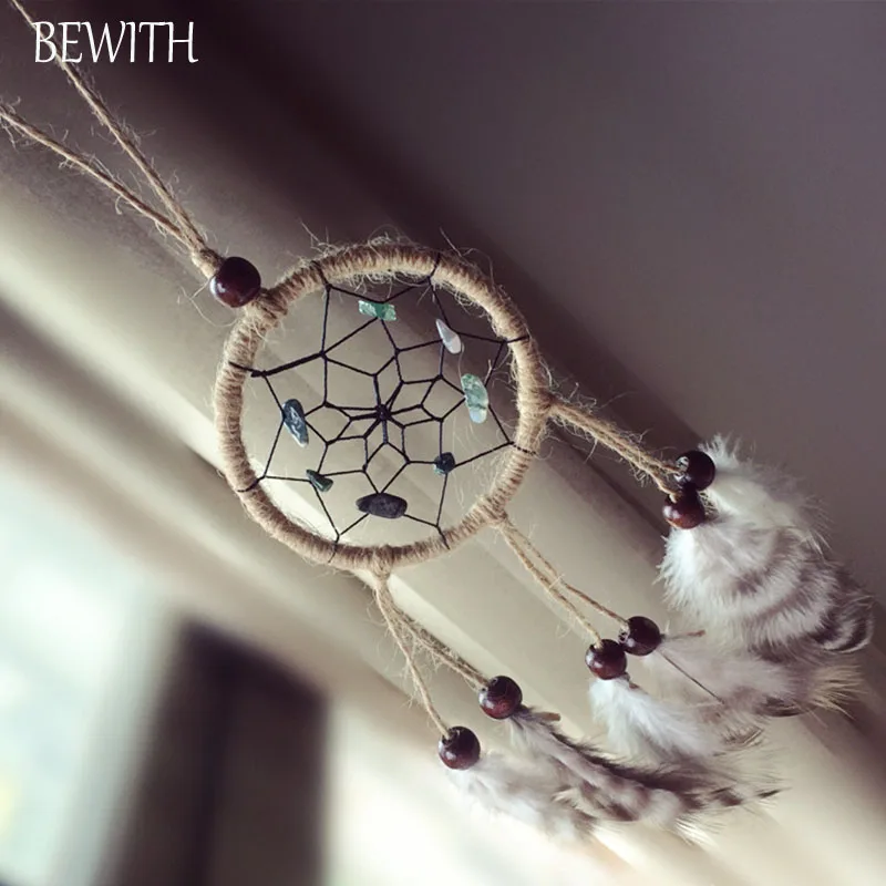 Small Indian Handmade Dreamcatcher Natural Hemp Materials Dreamcatchers Car Decor & Wind Chimes & Home Wall Hanging Decoration 
Small Indian Handmade Dreamcatcher Natural Hemp Materials Dreamcatchers Car Decor & Wind Chimes & Home Wall Hanging Decoration