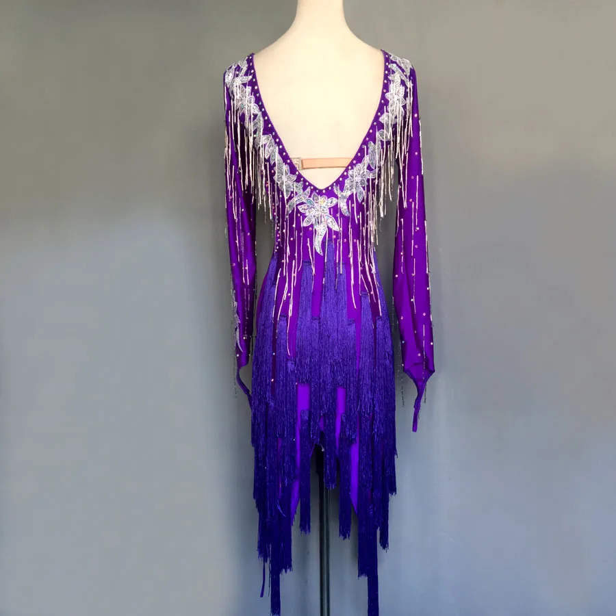 2019 Custom Made Latin Dance Dresses For Women Lace Sexy Salsa Fringe Skirt Evening Dress Ballroom Competition Clothes DW1087
2019 Custom Made Latin Dance Dresses For Women Lace Sexy Salsa Fringe Skirt Evening Dress Ballroom Competition Clothes DW1087