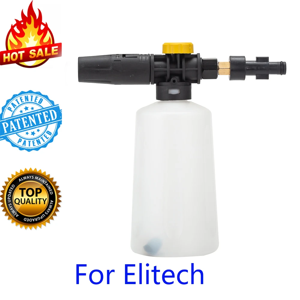 For Elitech High Pressure Washer Snow foam lance/ foam gun cannon/ Adjustable Chemicals Foam Nozzle/ High Pressure Soap Foamer
For Elitech High Pressure Washer Snow foam lance/ foam gun cannon/ Adjustable Chemicals Foam Nozzle/ High Pressure Soap Foamer