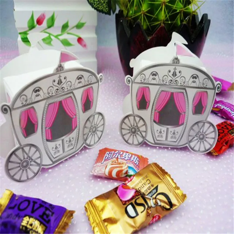Romantic Fairy tale Favors Gifts Baby Shower Wedding Candy Box Cinderella Pumpkin Carriage wedding decoration mariage 100pcs
Romantic Fairy tale Favors Gifts Baby Shower Wedding Candy Box Cinderella Pumpkin Carriage wedding decoration mariage 100pcs