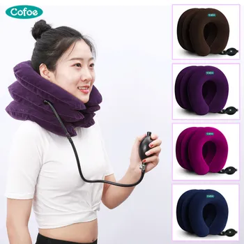 Cofoe Cervical Traction Device 3 Layer Soft RelaxInflatable Air Cervical Neck Traction Device for Pain Relief Neck Stretcher
Cofoe Cervical Traction Device 3 Layer Soft RelaxInflatable Air Cervical Neck Traction Device for Pain Relief Neck Stretcher