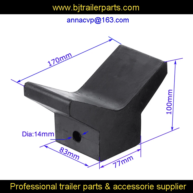 CVP BLACK RUBBER BOAT TRAILER BOW STOP V BLOCK, BOAT TRAILER PARTS BOW STOP ROLLER
CVP BLACK RUBBER BOAT TRAILER BOW STOP V BLOCK, BOAT TRAILER PARTS BOW STOP ROLLER