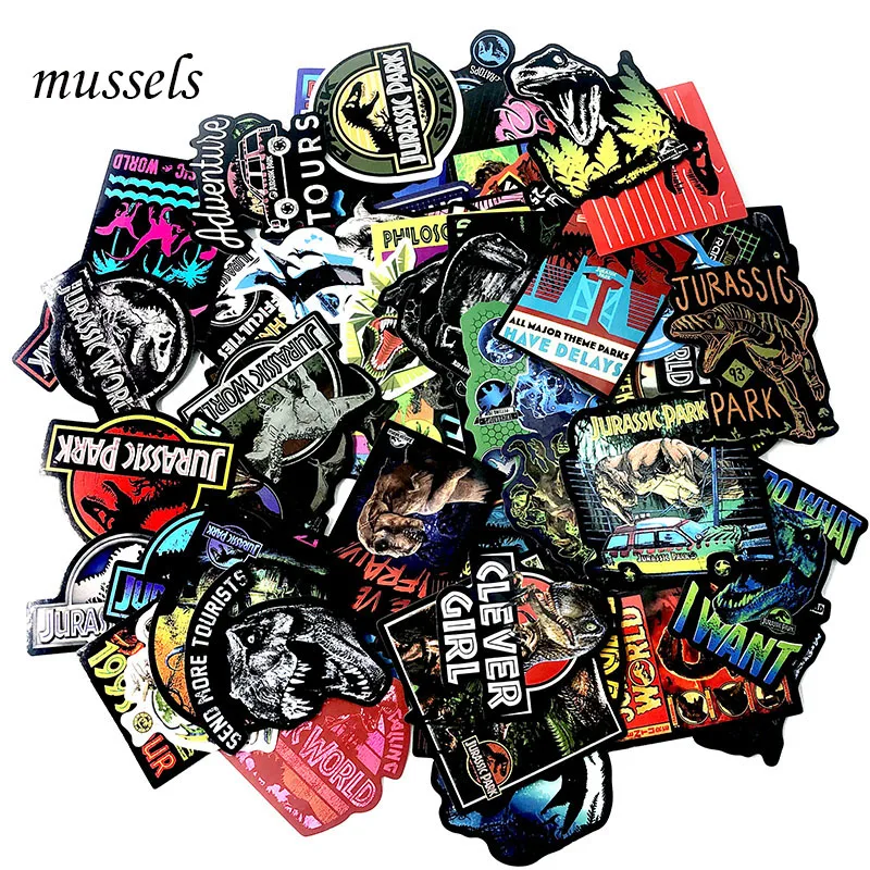 75 Pcs/Lot Jurassic World Dinosaur Series Stickers For Luggage Laptop Notebook Skateboard Bicycle Car Waterproof Toy Sticker
75 Pcs/Lot Jurassic World Dinosaur Series Stickers For Luggage Laptop Notebook Skateboard Bicycle Car Waterproof Toy Sticker