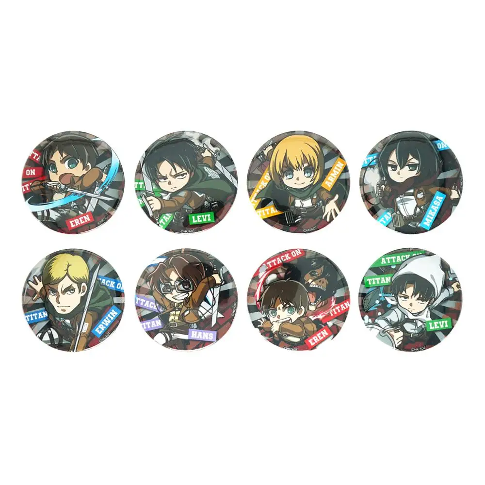 Attack on Titan Anime Badge Eren Jaeger Levi Ackerman Mikasa Armin Arlelt Erwin Smith Zoe Hange Metal Badge
Attack on Titan Anime Badge Eren Jaeger Levi Ackerman Mikasa Armin Arlelt Erwin Smith Zoe Hange Metal Badge