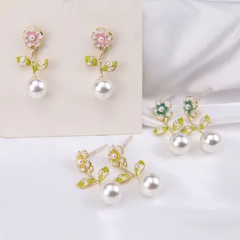 Min order 6pair/lot rounds beads decoration alloy drop oil flowers shape women stud earrings diy jewelry earring accessory
Min order 6pair/lot rounds beads decoration alloy drop oil flowers shape women stud earrings diy jewelry earring accessory