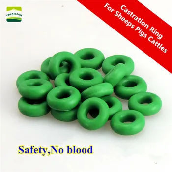 100pcs Green Orange Pig Cattle Sheep Tail Cutting Castration Rubber Ring Castration circle for Castrating Pliers
100pcs Green Orange Pig Cattle Sheep Tail Cutting Castration Rubber Ring Castration circle for Castrating Pliers