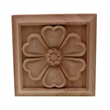 VZLX Flower Wood Carving Natural Appliques For Furniture Cabinet Unpainted Mouldings Decorative Figurine Wedding Decoration
VZLX Flower Wood Carving Natural Appliques For Furniture Cabinet Unpainted Mouldings Decorative Figurine Wedding Decoration