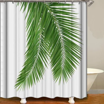 Shower Curtain Green Tropical Plants Blackout Curtains Waterproof Mildew-proof Bathroom Curtain 71"x71" 
Shower Curtain Green Tropical Plants Blackout Curtains Waterproof Mildew-proof Bathroom Curtain 71"x71"