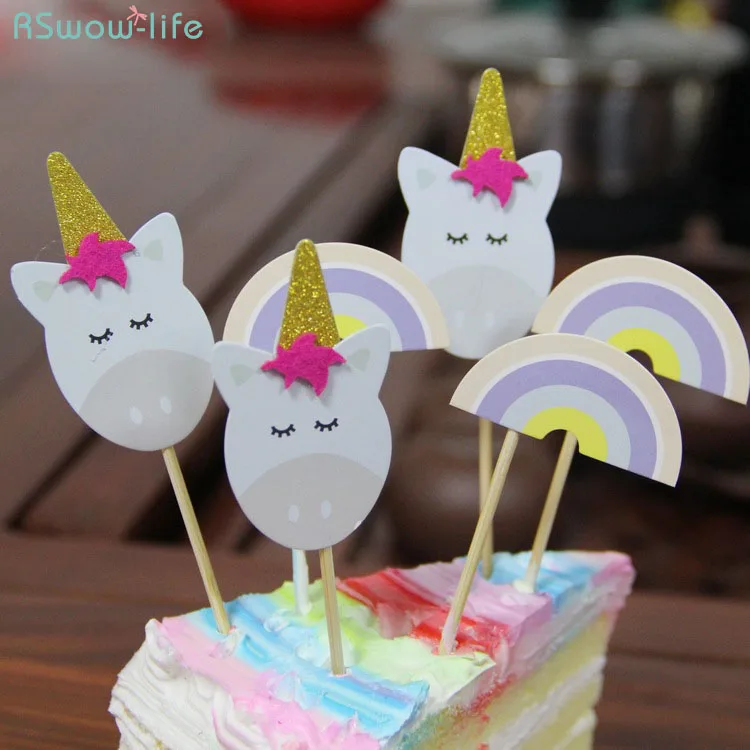 6pcs/a pack Unicorn Cake Flag Insert Card Dessert Table Decoration Cake Decoration Festival Party Supplies
6pcs/a pack Unicorn Cake Flag Insert Card Dessert Table Decoration Cake Decoration Festival Party Supplies