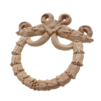 RUNBAZEF Carved Flower Carving Round Wood Appliques Furniture Unpainted Mouldings Decal Decorative Figurine Decoration Maison
RUNBAZEF Carved Flower Carving Round Wood Appliques Furniture Unpainted Mouldings Decal Decorative Figurine Decoration Maison