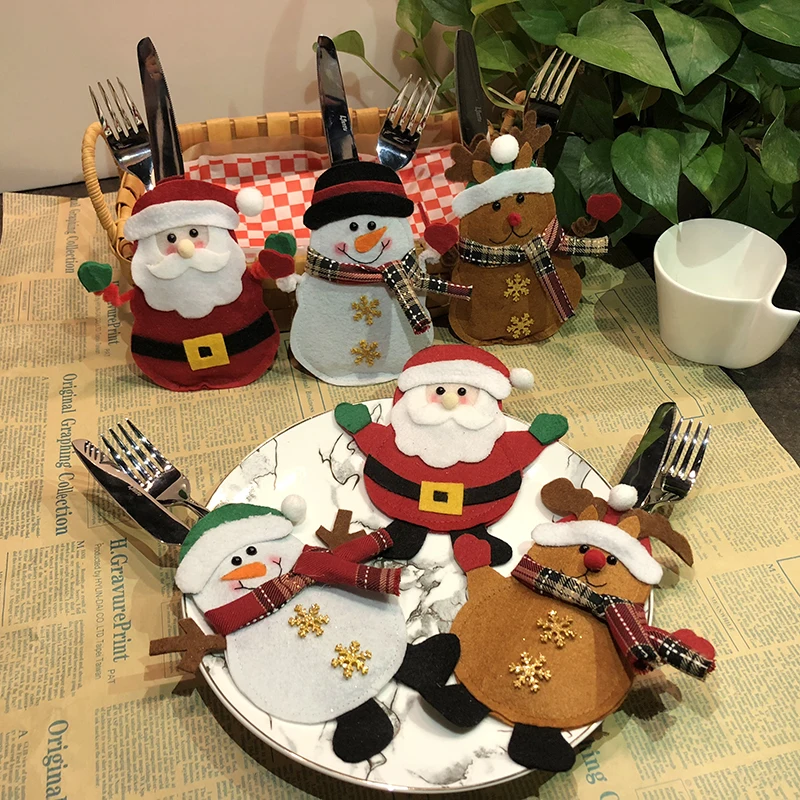 10pcs/ set Christmas Hat Shape Cutlery Bag Cute Pocket Fork Knife Holder Table Home Dinner Decoration Christmas Party Supplies
10pcs/ set Christmas Hat Shape Cutlery Bag Cute Pocket Fork Knife Holder Table Home Dinner Decoration Christmas Party Supplies