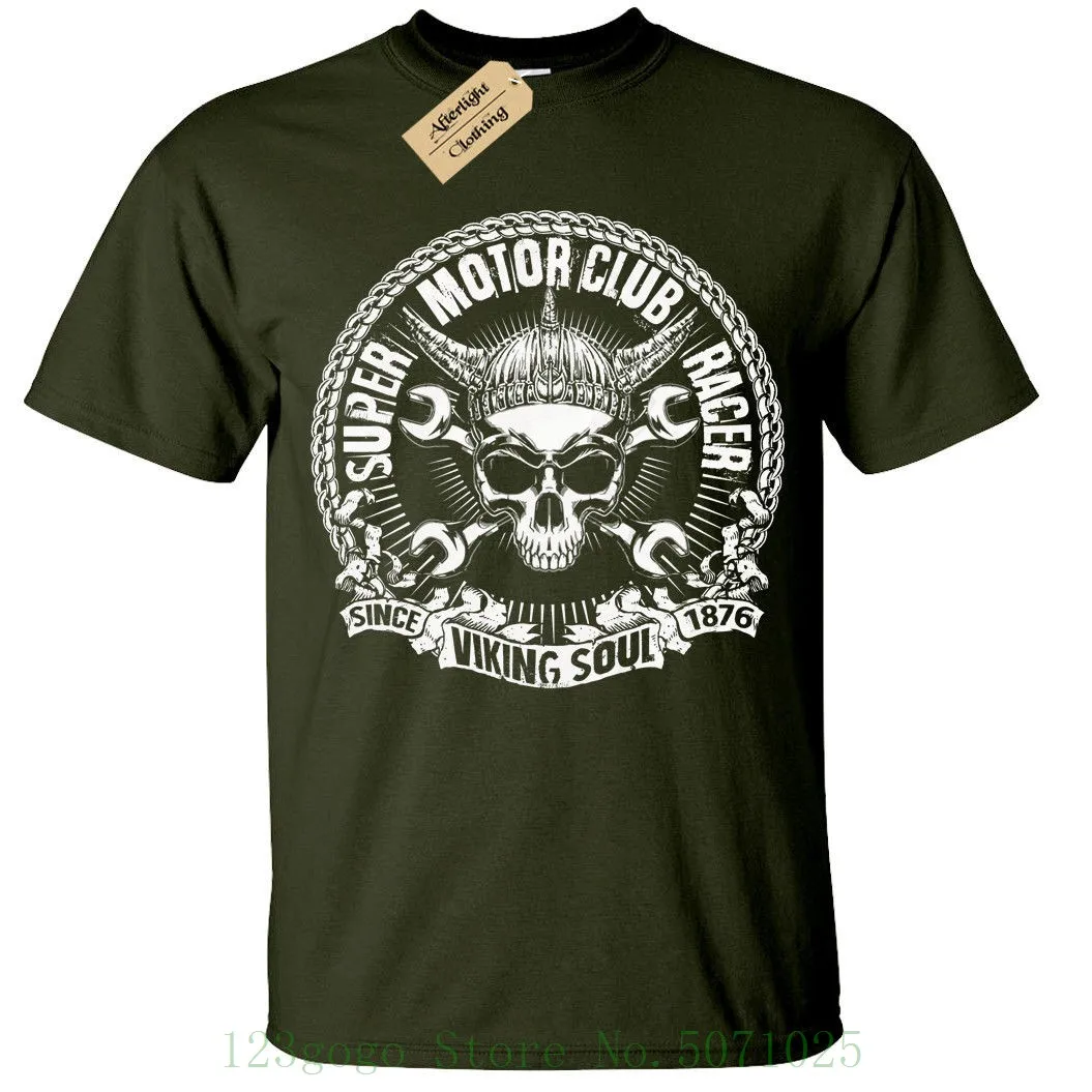 Viking Soul Biker T Shirt Mens Super Motor Club Racer Motorbike Summer Youths Black Tshirt
Viking Soul Biker T Shirt Mens Super Motor Club Racer Motorbike Summer Youths Black Tshirt