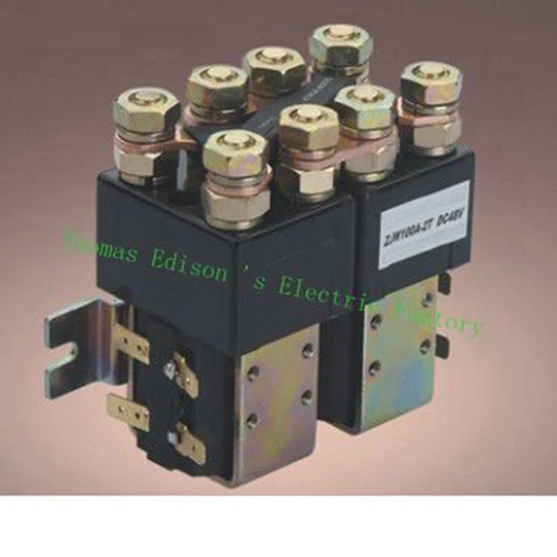 CZWJ100A-2T 4NO SW822 12V 24V 36V 48V 60V 72V 100A DC Contactor for motor forklift electromobile grab wehicle car
CZWJ100A-2T 4NO SW822 12V 24V 36V 48V 60V 72V 100A DC Contactor for motor forklift electromobile grab wehicle car