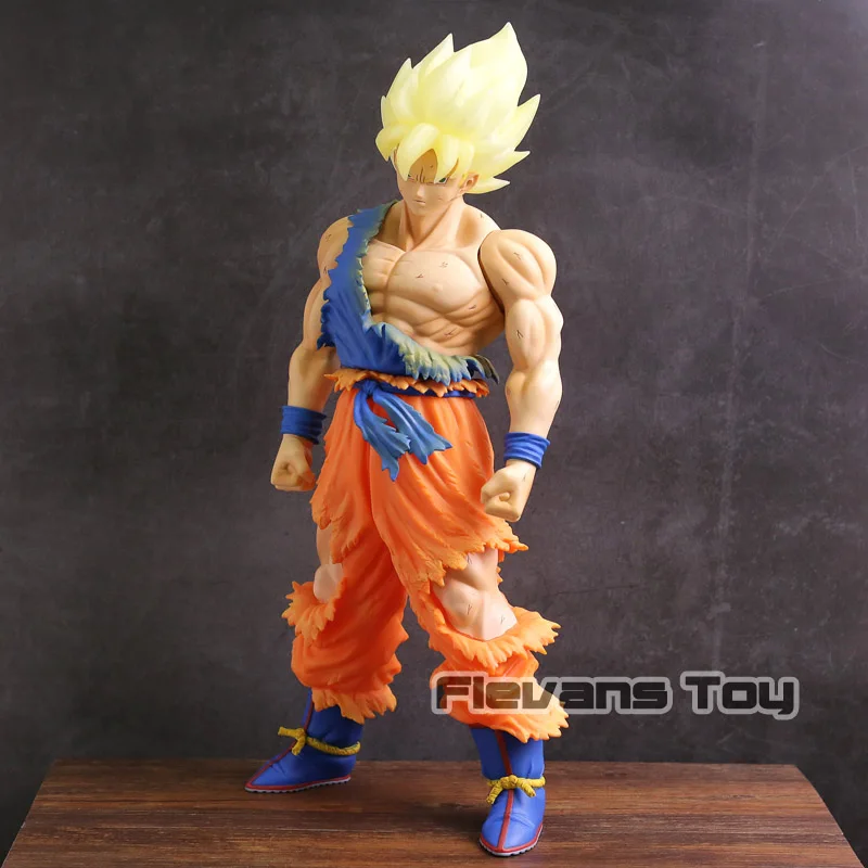 battle damaged goku action figure